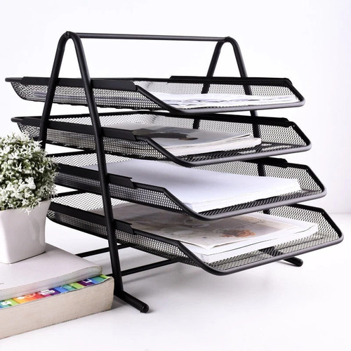 4tier desk organiser metal - organiser,