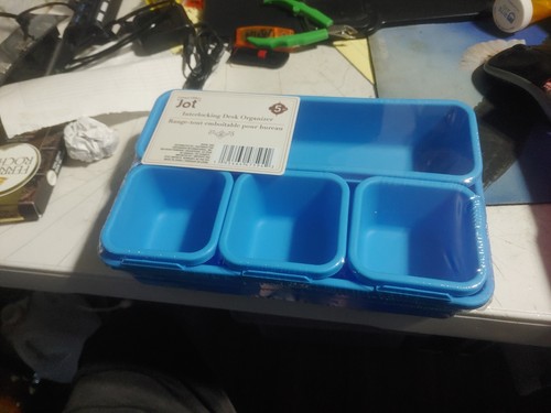 Desk organizer interlock - organizer,