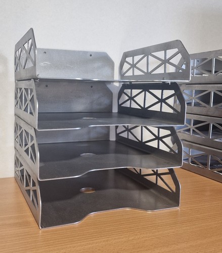 Metal tier desk tray - 4,