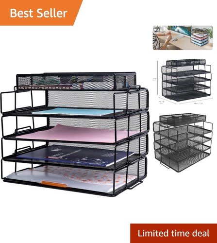 Sleek space saving tier desk - space-saving,