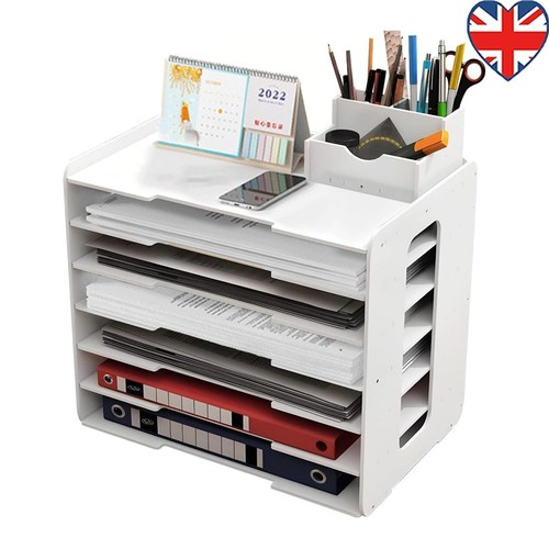 Tier desk organizer - organizer, paper