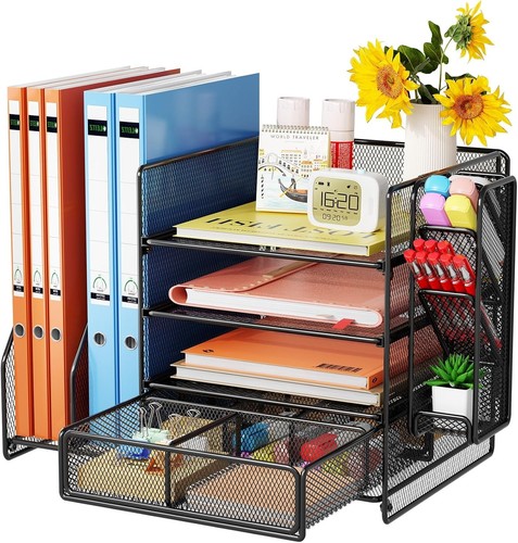 Desk organiser with file - organiser,