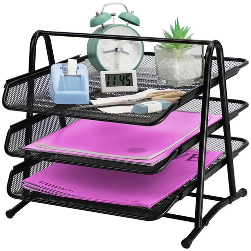 Tier mesh letter tray office - 3,