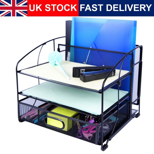 Mesh desk organiser black - mesh,