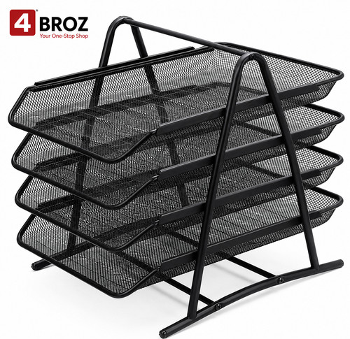 Tier mesh desk organiser - 4-tier,
