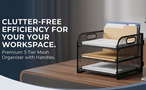 Desk organizer tier - 3, mesh