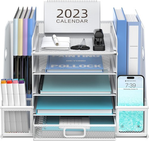 Suptidy tier desk - 5-tier, organiser